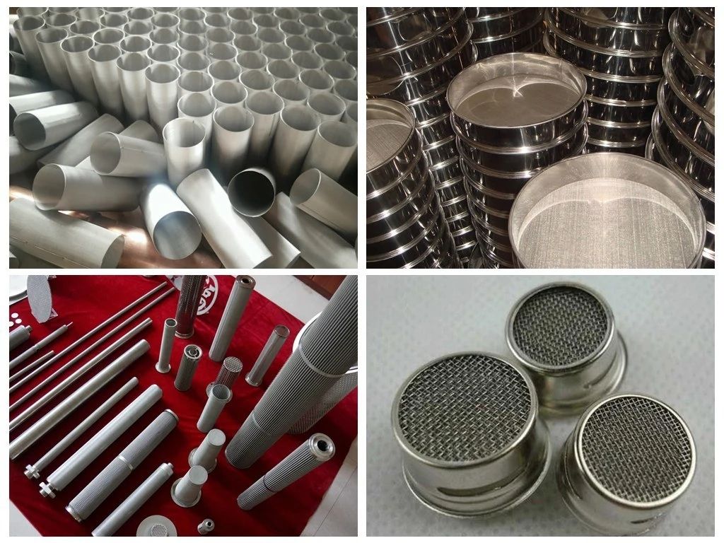 Filtro in filo di acciaio inossidabile sinterizzato 304 Rete metallica in acciaio inossidabile 316L F ((3)